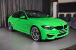 BMW M3 Sedan Individual in Verde Mantis by Abu Dhabi Motors 2017 года
